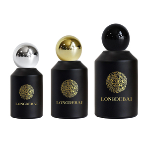 Customizable Round Luxury Novelty Glass Perfume Spray <b>Bottle</b> 50ml 100ml Unique Empty Frosted Empty Perfume <b>Bottle</b> with Box - Product Image 6