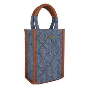 Bolso bandolera de mezclilla para mujer, para invierno, con cierre de cremallera, ligero, con asa suave, elegante, para compras - Product Image 2