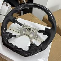 Convient pour Nissan Patrol Y61, modification de l'intérieur de la voiture, faux cuir noir imitation fibre de carbone, squelette de volant