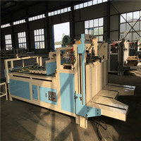Machine à coller les cartons ondulés semi-automatique, machine à plier et coller les cartons