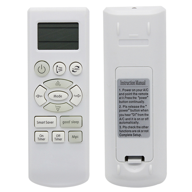 High Quality IR Remote Controller for Samsung AC Replacement English Buttons Easy Pairing No Programming Needed