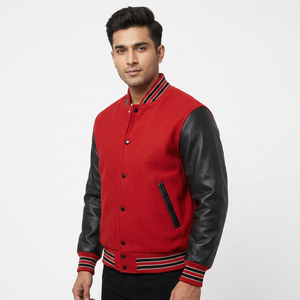 Wholesale Top Quality <b>Men</b> Winter Personalized Varsity Jackets for <b>Men</b> Fashion Wear College Baseball Varsity Jacket - Product Image 1