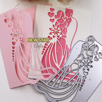 Taglio metallo Design personalizzato muore in acciaio al carbonio goffratura modello stencil in metallo per Scrapbooking e cartmaking