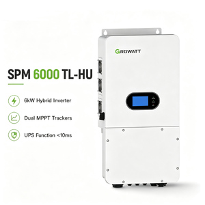 Inversor Híbrido Monofásico para Sistema Solar <span class=keywords><strong>Growatt</strong></span> 5KW 6KW <span class=keywords><strong>Growatt</strong></span> SPM <span class=keywords><strong>3000</strong></span>~6000TL-HU - Product Image 1