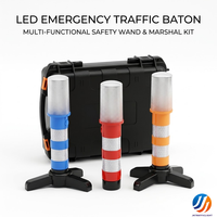 Balises de signalisation routière à LED, feux de signalisation d'urgence en plastique, lampes de signalisation d'urgence à LED pour les situations d'urgence routière