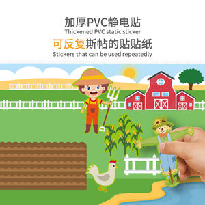 KEYBABY Jouets Personnalisés pour Bébé Autocollants Statiques Thème <span class=keywords><strong>Corail</strong></span> et Fond Marin Autocollants Recyclables et Amovibles - Product Image 4