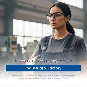 ANSI Z87.7 ODM OEM Half Frame custom safety glasses - Product Image 3