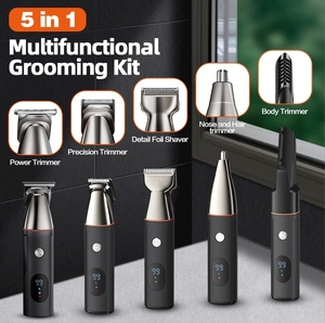 Chuyên Nghiệp Thợ Cắt Tóc Tóc <span class=keywords><strong>Clipper</strong></span> Có Thể Sạc Lại Điện Cạo Râu Dao Cạo Kết Thúc Máy Cắt Râu Tông Đơ Máy Cạo Râu Không Dây - Product Image 3