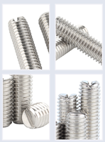 Vis de réglage fendues M1.4 x 2mm 3mm 4mm 5mm 6mm en acier inoxydable Inox à pointe plate