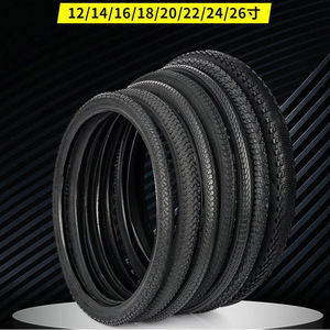 Neumáticos de Bicicleta de 20 Pulgadas x 1.95, Antideslizantes, con Aro de Alambre, Negros, 55% de Goma, Neumáticos con Cámara de Aire, Accesorios para Bicicleta de Montaña - Product Image 4