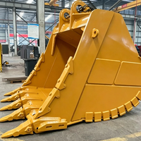 Godet d'excavatrice robuste pour CAT 349 Komatsu PC500 |   Acier résistant à l'usure de 40 à 55 tonnes, usine OEM ODM