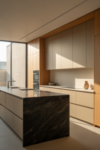 Gabinetes <span class=keywords><strong>de</strong></span> <span class=keywords><strong>Cocina</strong></span> <span class=keywords><strong>Modernos</strong></span> <span class=keywords><strong>de</strong></span> Estilo Antiguo, Sin Tiradores, <span class=keywords><strong>de</strong></span> Primera Calidad, Madera <span class=keywords><strong>de</strong></span> Nogal, Contrachapado, Encimera <span class=keywords><strong>de</strong></span> Mármol, Revestimiento Integrado, <span class=keywords><strong>Electrodomésticos</strong></span> Integrados - Product Image 2