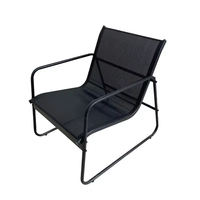 Multi Szene anwendbares dickes Stahlrohr bequemes und atmungsaktives Outdoor-Freizeit-Tisch-und Stuhlset