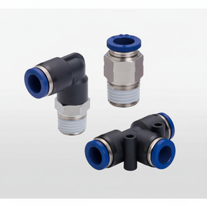 Raccords équivalents en acier inoxydable PISCO SUS303 Pièces pneumatiques SPE8 - Product Image 1