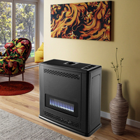 Chauffage d'appoint Kingfer 14KW 47770BTU, vente chaude, à gaz naturel GPL, panneau en verre trempé pour salon, camping, chauffage
