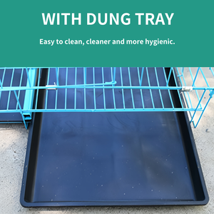 <span class=keywords><strong>Jaula</strong></span> Plegable Portátil y Mini para Pollos con Bandeja <span class=keywords><strong>de</strong></span> Excrementos - Solución Prémium para Cría - Product Image 4