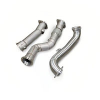 MPER pour BMW M3 M4 G80 G82 Downpipe en acier inoxydable avec bouclier thermique et tuyau avant – Amélioration des performances sonores agressives