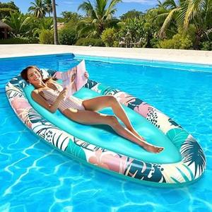 Bouées de <span class=keywords><strong>piscine</strong></span> gonflables en PVC pour le refroidissement - Transats de bronzage avec appui-tête pour la plage et la <span class=keywords><strong>piscine</strong></span> en été - Approvisionnement direct usine - Product Image 1