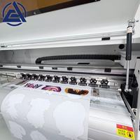 Máquina de Impresión DTF Integrada AC 60cm A1 con Reciclaje Automático de Polvo, Agitador y Secador para Transferencia de Prendas y Camisetas, Cabezales XP600/I3200, 220V