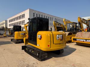 Excavatrice Caterpillar 306E2 d'occasion, 6 tonnes, moteur d'origine C2.4, faible nombre d'heures de travail, pompe à roulements, mini-pelle compacte - Product Image 2