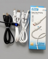 Cable USB a Tipo C de Carga Súper Rápida con Luz LED, Transferencia de Datos de Silicona TPE Suave para Teléfonos Android Samsung, Xiaomi, Huawei