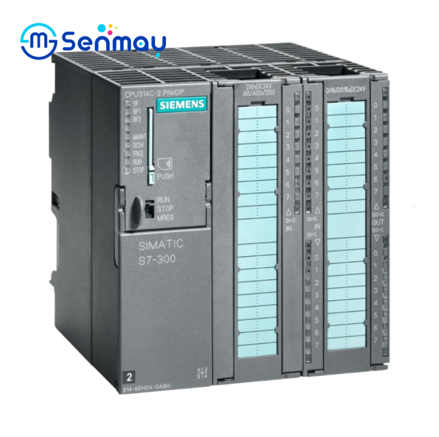 New Original SIEMENS 6ES7313-6CG04-0AB0 Controller SIMATIC S7-300 Compact CPU 314C 2PN/DP 24DI/16DO for PLC Programming