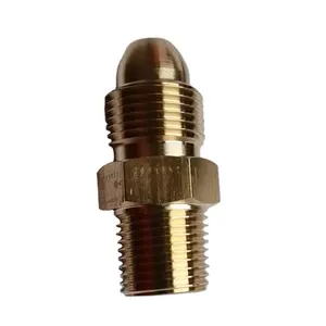 Adaptador de fio de latão completo cga510 para 1/2npt cga580 para cga540