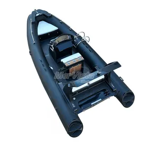 Rib580 bán cứng nhắc tốc độ thuyền hypalon/PVC sợi thủy tinh Inflatable thuyền với động cơ phía ngoài