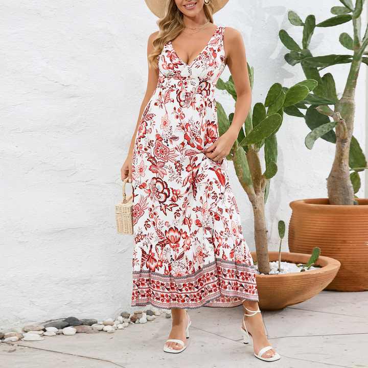 Floral Ropa De Verano Para Dama Ropa De Verano Para Mujer, Vestido