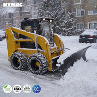Caricatore Skid Steer su Ruote per Carichi Pesanti con Forca a Sgancio Rapido per Movimentazione Materiali e Applicazioni Agricole