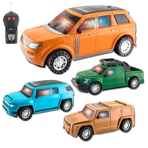 China Manufacturers 27Mhz Kids Radio Control Cross Country Vehicle Toys Multi Colors Cheap 2CH Rc Car Model 1:18 with 3D Light