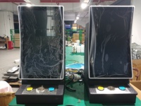 MIRACLE NEW Machine de jeu de table tactile incurvée de 27 pouces, personnalisée en usine, borne de jeu de bureau