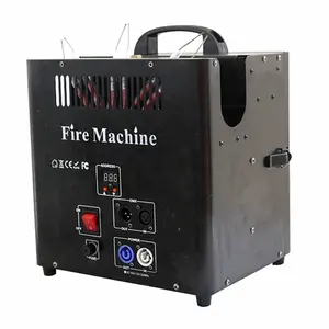 Sıcak satış 3 kafa DMX üçlü yönlü alev makinesi renk sprey boya flamedj yangın makinesi için dj sahne etkisi parti düğün kulübü bar