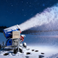 Canon à neige Nortec N-07s 380V à production élevée de neige, fabriqué en usine, pour l'extérieur, avec compresseur et moteur