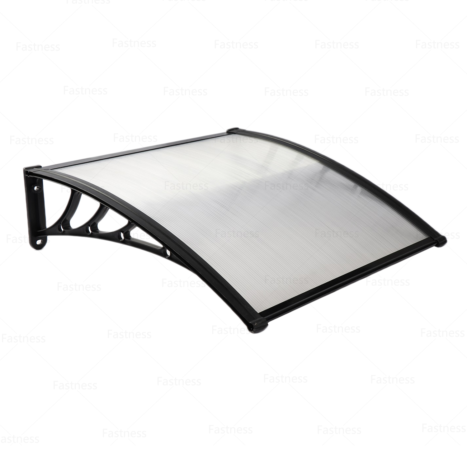 Panneau transparent à support noir