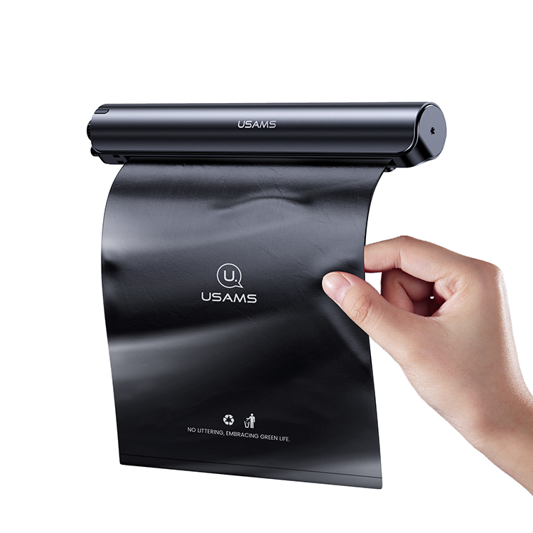 USAMS ZB192 2023 автомобильные одноразовые мешки для мусора на заднем сиденье из сплава для мусорного мешка с разлагаемым полиэтиленовым мешком для мусора для всех автомобилей