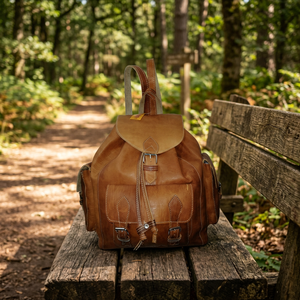 Mochila Hecha a Mano, Bolsa de Viaje Clásica, Asa Suave y Resistente, Estilo de Equipaje de Mano - Product Image 2