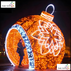 Nueva bola de luz LED para decoración navideña, iluminación exterior para la calle, impermeable IP65. - Product Image 6