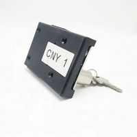 ANLI Nouveau design de serrures à monnayeur pour casiers, avec carte à code, bracelet et serrures cylindriques modernes