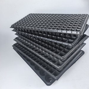 Vassoio rettangolare di plastica della piantina per i fori profondi delle cellule di agricoltura per il mais & il pomodoro che coltiva & semina nelle serre - Product Image 6
