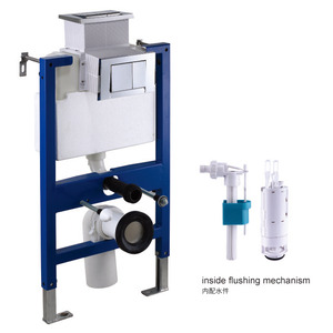 NUCA Réservoir dissimulé de haute qualité Durable Salle de bain Système de chasse mécanique Tenture murale <span class=keywords><strong>Toilette</strong></span> Accessoire à <span class=keywords><strong>bouton</strong></span>-<span class=keywords><strong>poussoir</strong></span> caché - Product Image 2