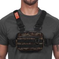 Personnalisé hommes molle poitrine plate-forme pochette tactique poitrine plate-forme gilet sac