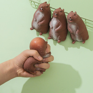 Juguete de descompresión de marmota chillona de dibujos animados, simulación musical, superventas transfronterizo, decoración de escritorio linda - Product Image 2