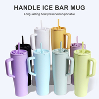 Tasse à vide à double paroi en acier inoxydable de 40oz personnalisée tasse à café de voyage étanche gobelet isolé