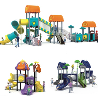 Grand équipement d'amusement extérieur, terrain de jeu extérieur de glissière d'eau d'enfants, terrain de jeu de parc aquatique, terrain de jeu d'intérieur des enfants
