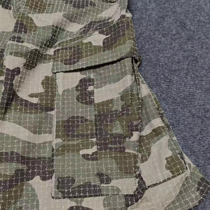 <span class=keywords><strong>Pantalon</strong></span> Camouflage 100% Coton Toile Vintage Style <span class=keywords><strong>Américain</strong></span> pour Homme Coupe Droite Ample Tie-Dye Respirant Anti-Plis - Product Image 5