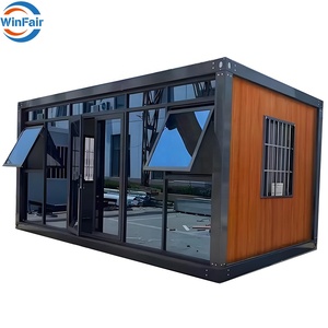 WinFair - Casa de Jardín Modular Prefabricada de Vidrio de 20 Pies, Contenedor Jordan, Casas Prefabricadas Económicas y Fáciles de Montar, Polonia - Product Image 1