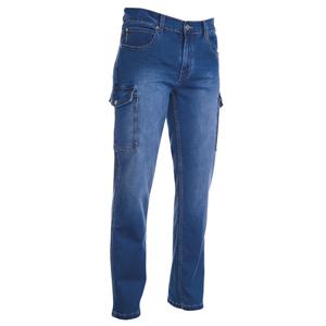 XL Tamaño Skinny Stretch Jeans Casual High Street Print Denim Invierno Otoño Temporada Bordado Claro Oscuro Estampado de color medio - Product Image 2