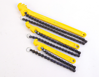 Llave de Cadena Ajustable para Filtro de Aceite, de Acero al Carbono con Recubrimiento en Polvo, Herramientas Manuales para Reparación de Automóviles, Uso Industrial, Personalizable OEM