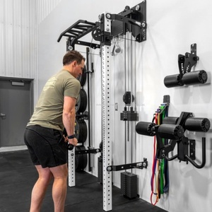 <span class=keywords><strong>2026</strong></span> <span class=keywords><strong>Rack</strong></span> de Sentadillas Plegable Multifuncional Comercial Montado en Pared con Pila de Pesas y Entrenador Funcional para Uso Doméstico y en Gimnasios - Product Image 3